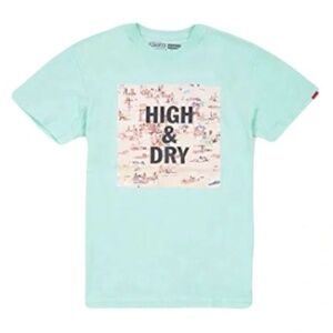 Vans | Aqua Blue Short Sleeve Crew Neck Cotton Graphic Tee, Men's Medium